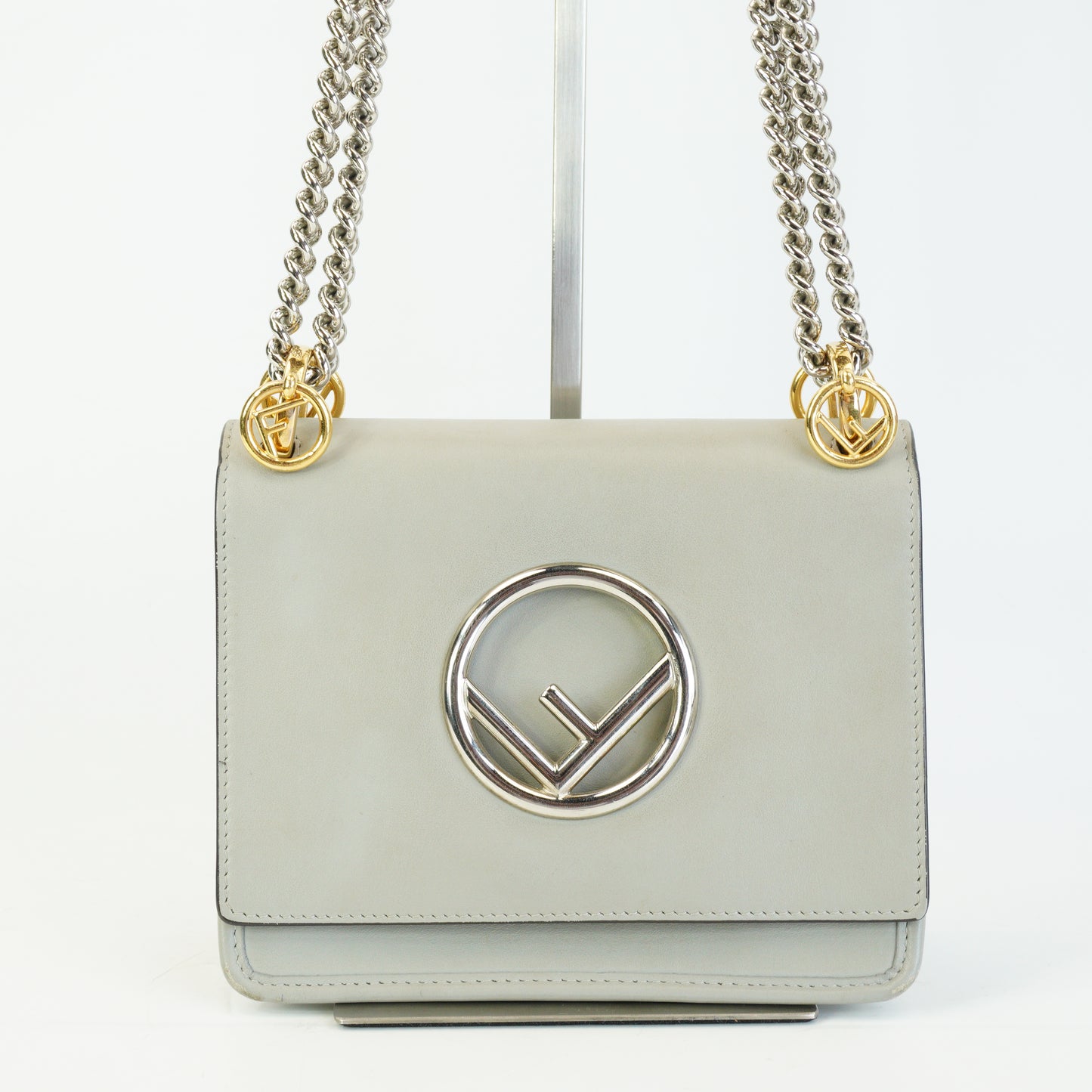 Fendi Leather Kan I F Small SHW