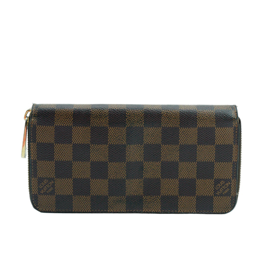 Louis Vuitton Zippy Wallet Damier Ebene GHW