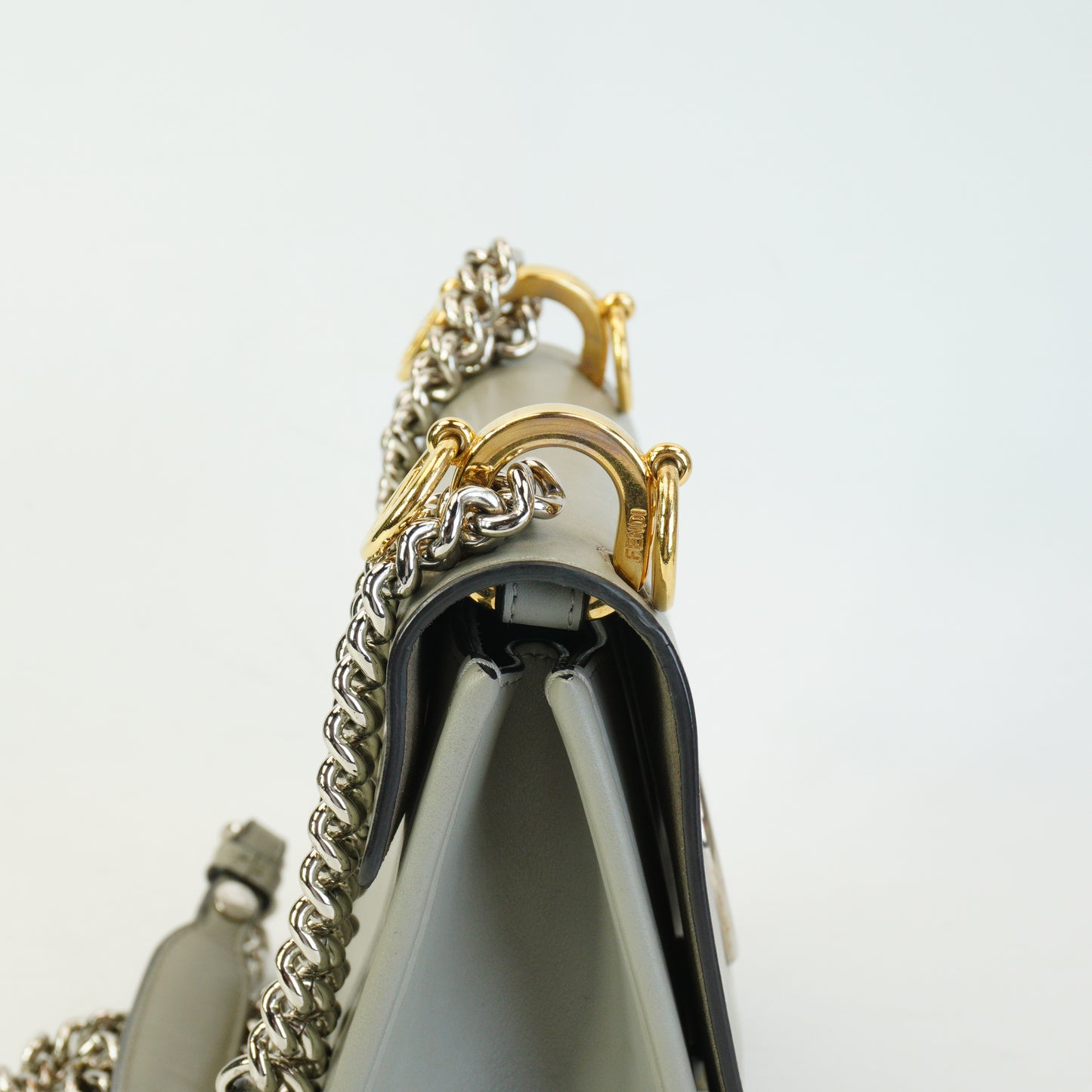 Fendi Leather Kan I F Small SHW
