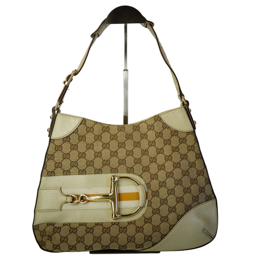 Gucci Hasler Web Hobo Bag GHW Small