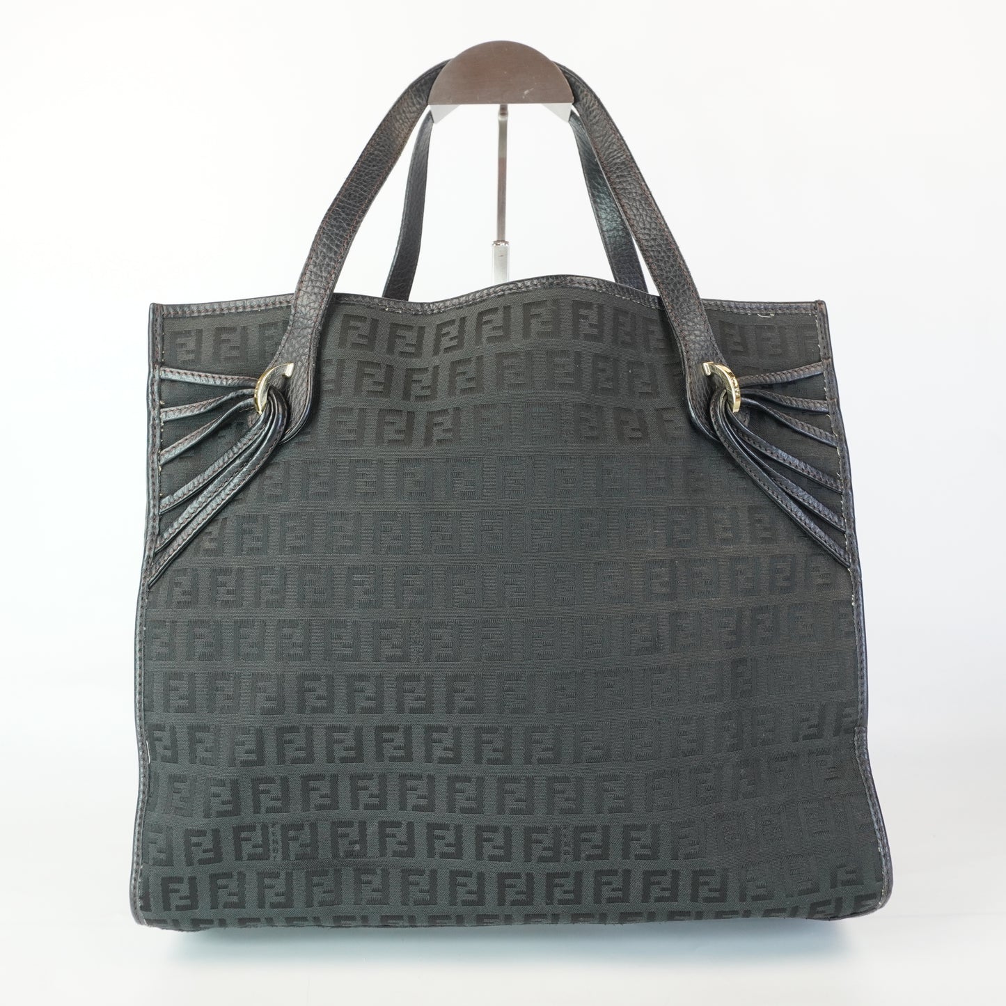 Fendi Zucchino Black Tote