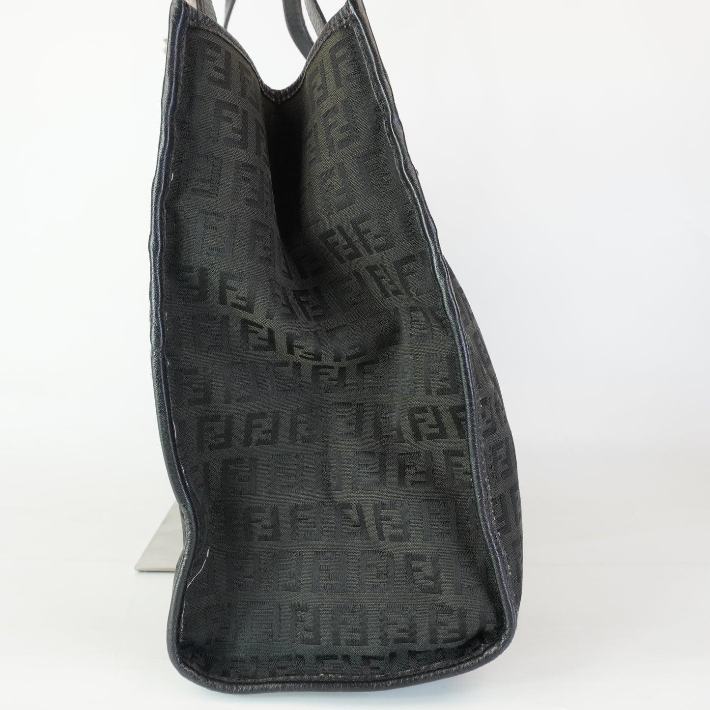 Fendi Zucchino Black Tote