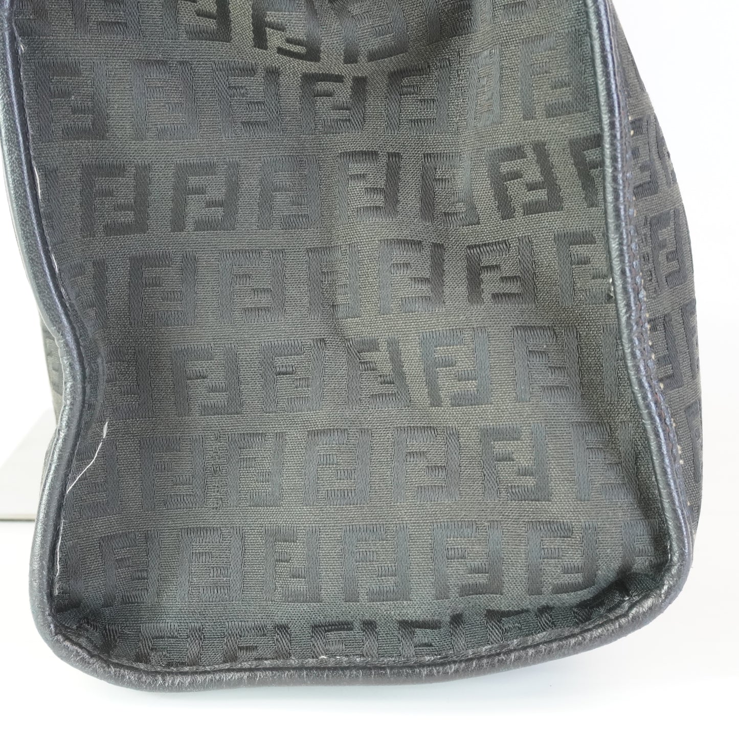 Fendi Zucchino Black Tote