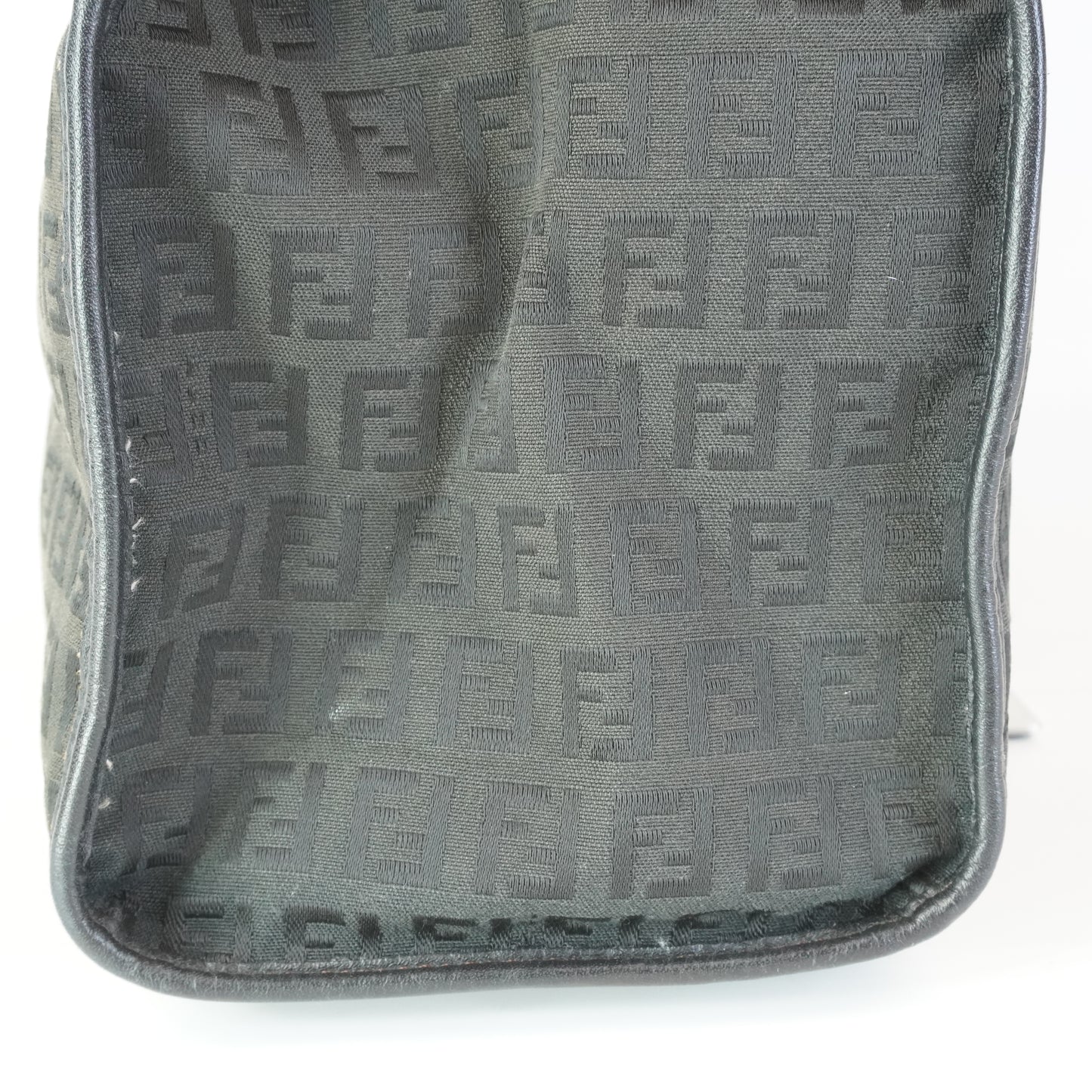Fendi Zucchino Black Tote