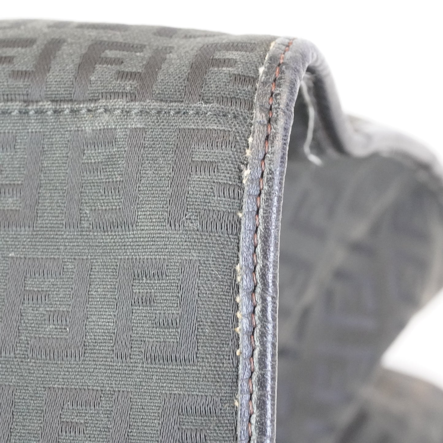 Fendi Zucchino Black Tote