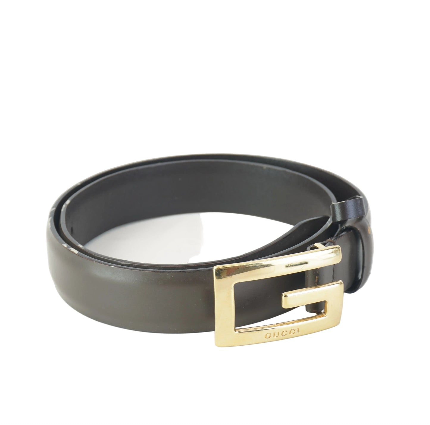 Gucci Brown Belt G Buckle Size 65/26
