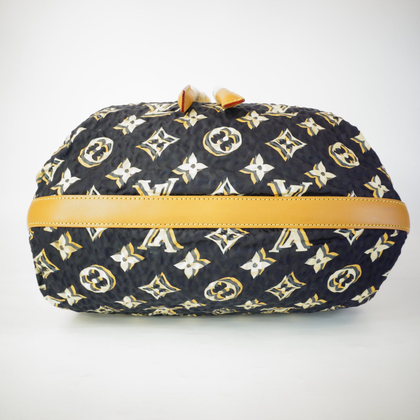 Louis Vuitton	Navy Blue Mono Bulles MM Bag GHW