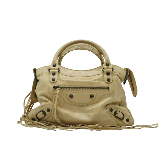 Balenciaga	Classic First Bag Beige BHW Medium