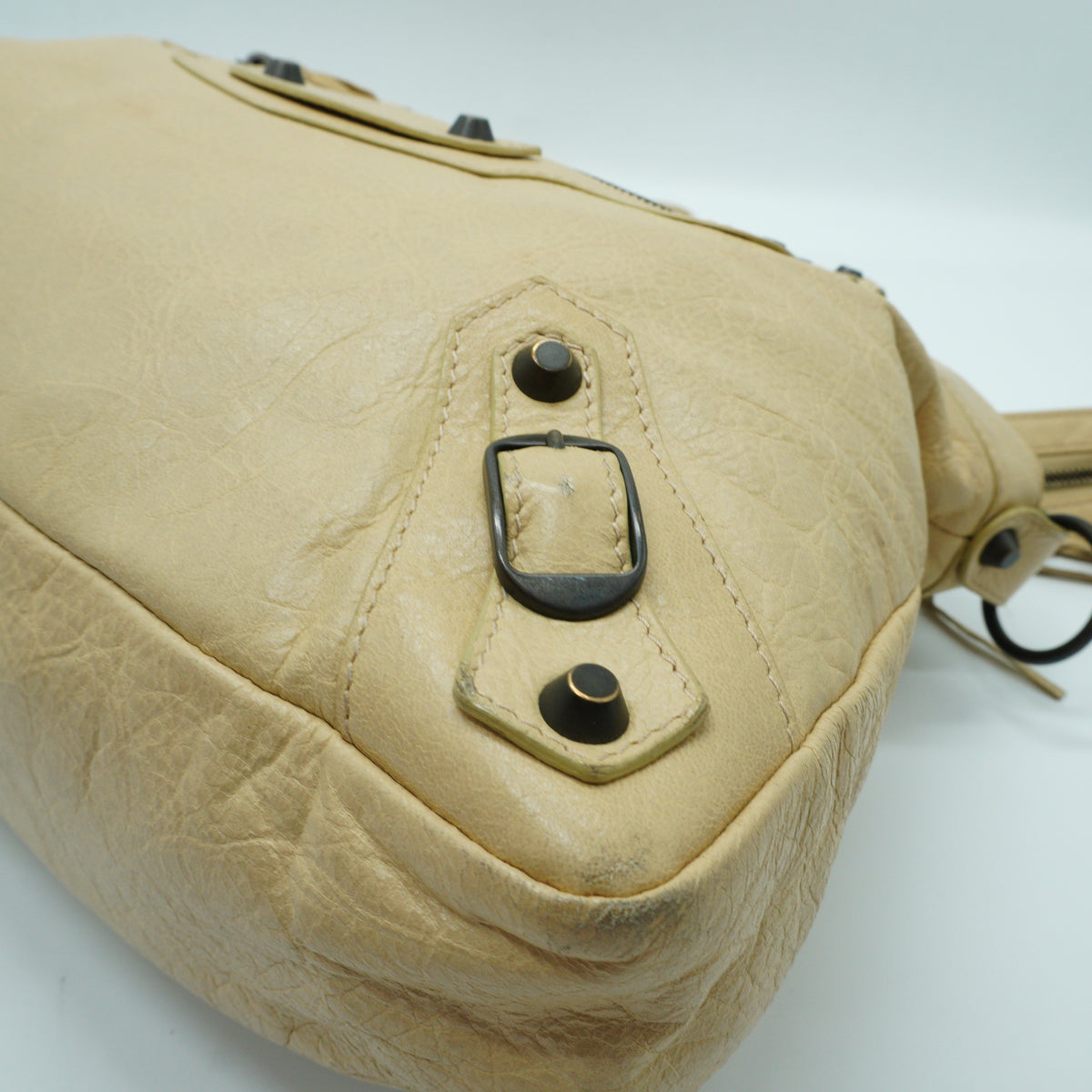 Balenciaga	Classic First Bag Beige BHW Medium
