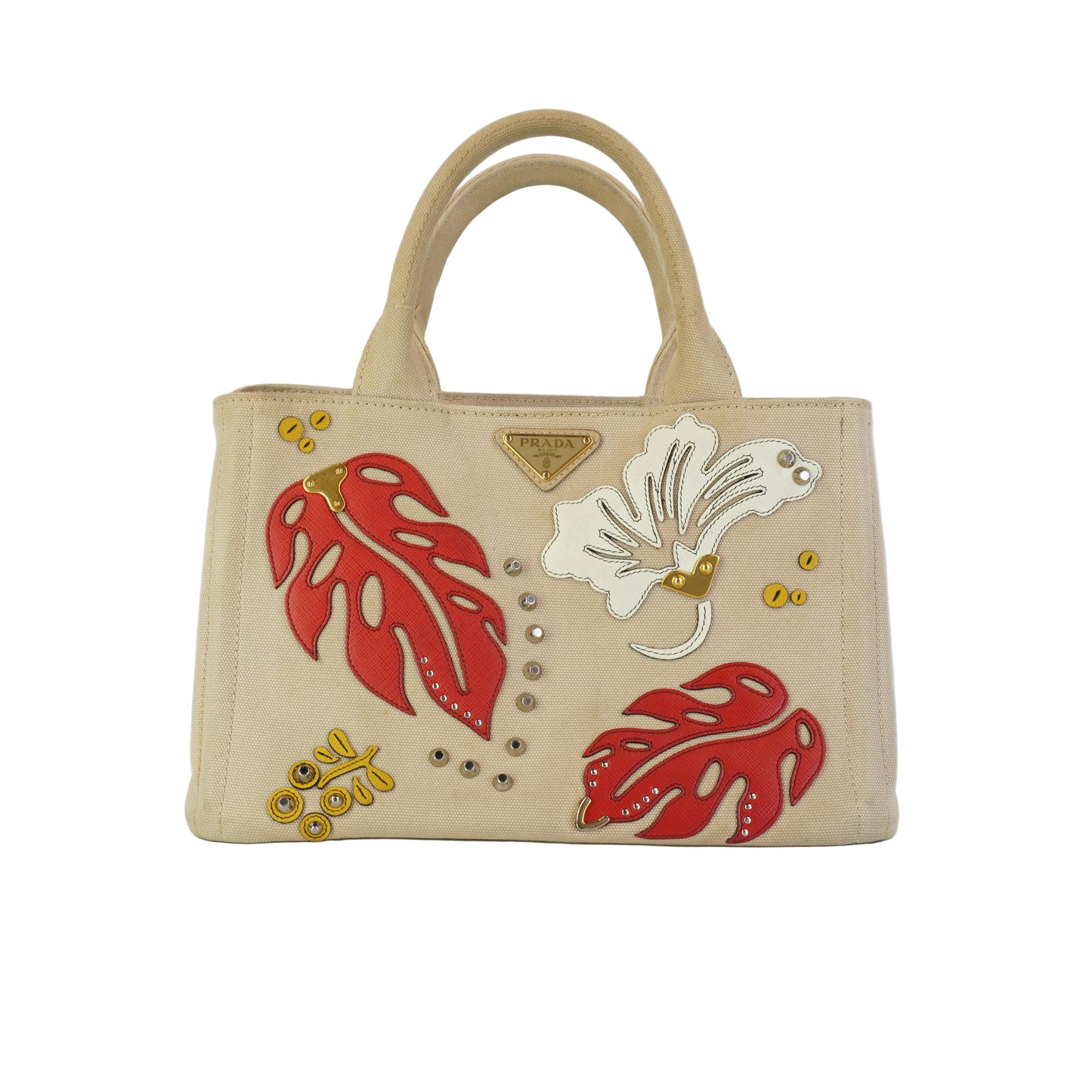Prada Canapa Hawaii Tote Bag