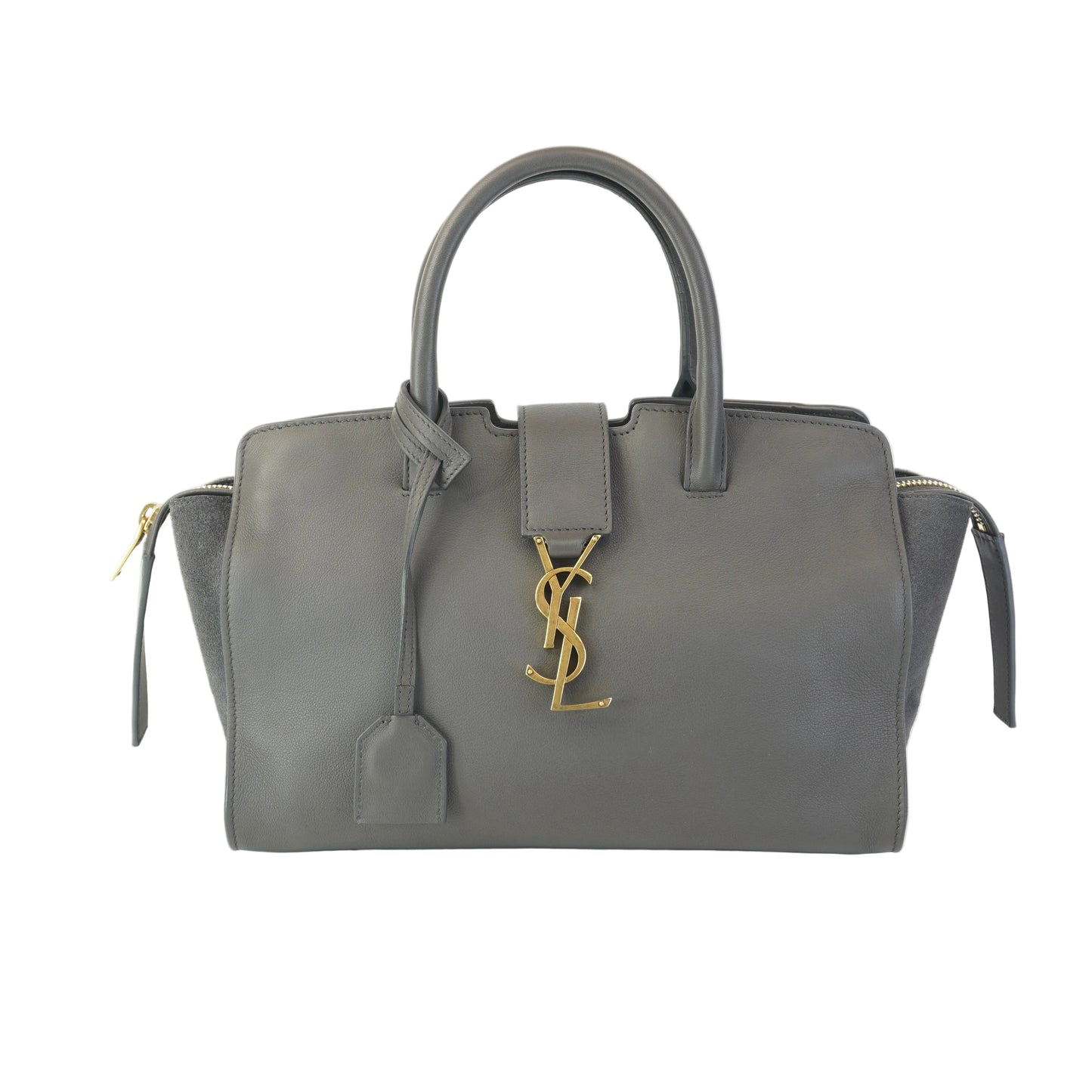 YSL	Baby Downtown Cabas Gray