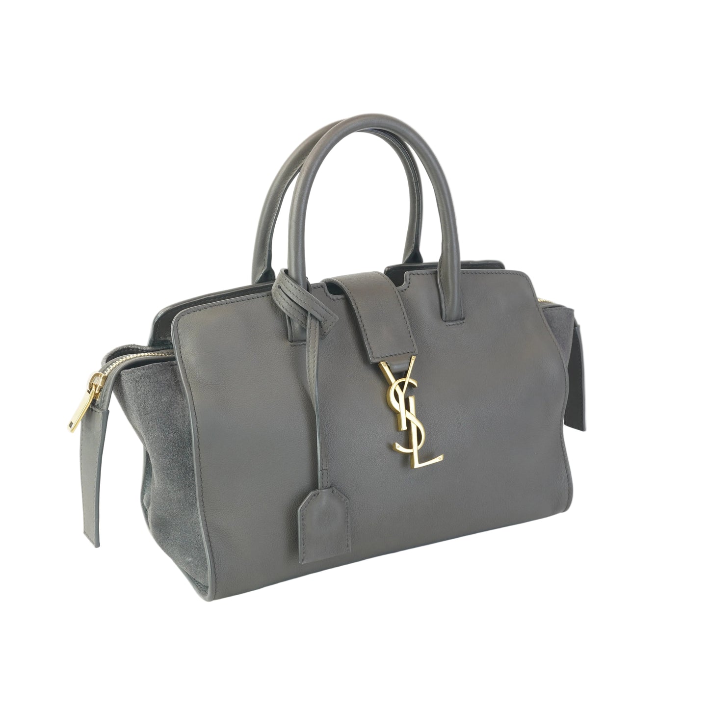 YSL	Baby Downtown Cabas Gray