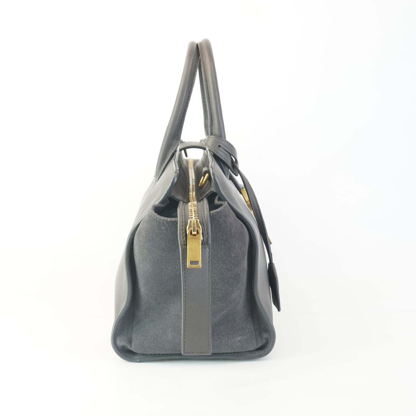 YSL	Baby Downtown Cabas Gray