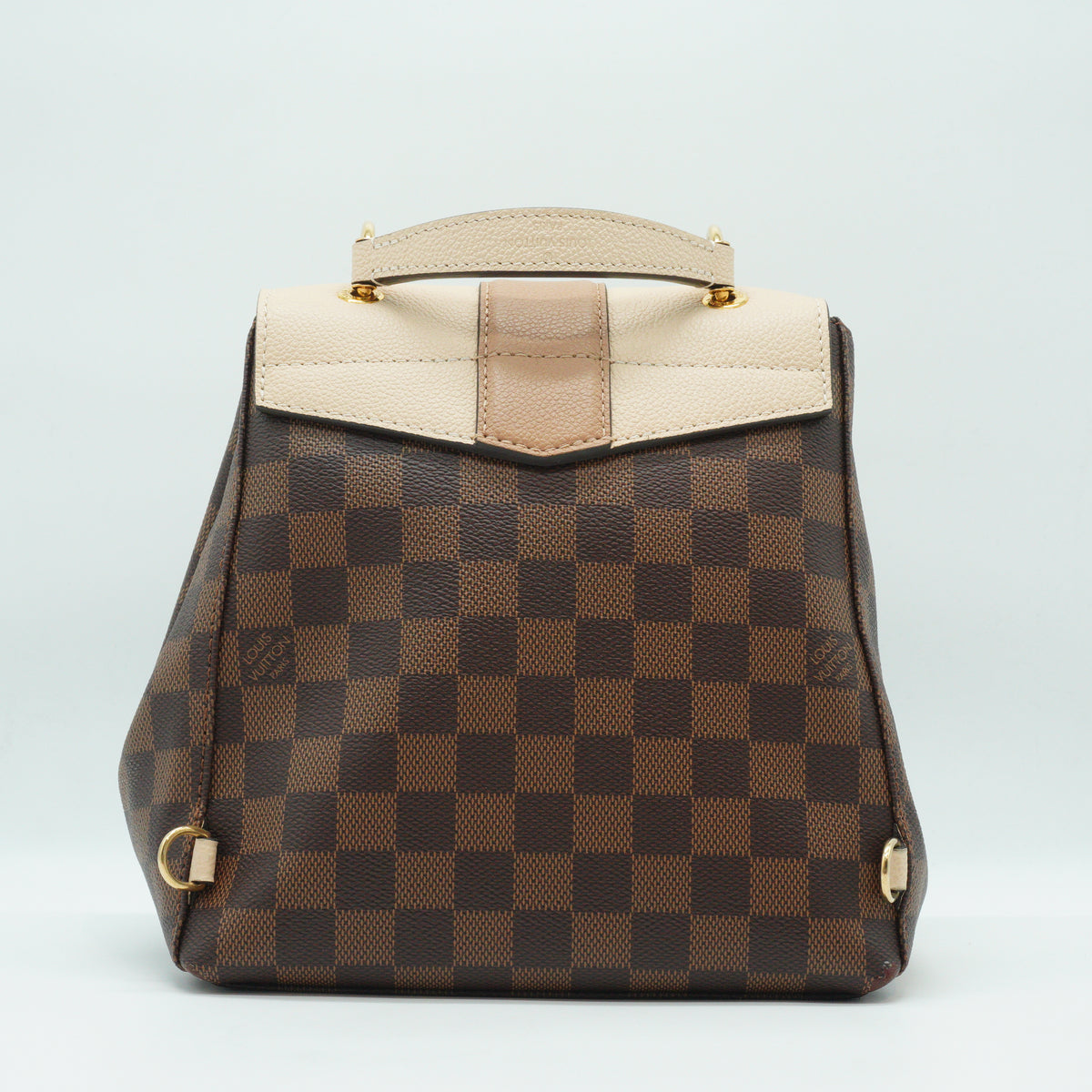 Louis Vuitton	Clapton Damier Ebene Small Backpack GHW