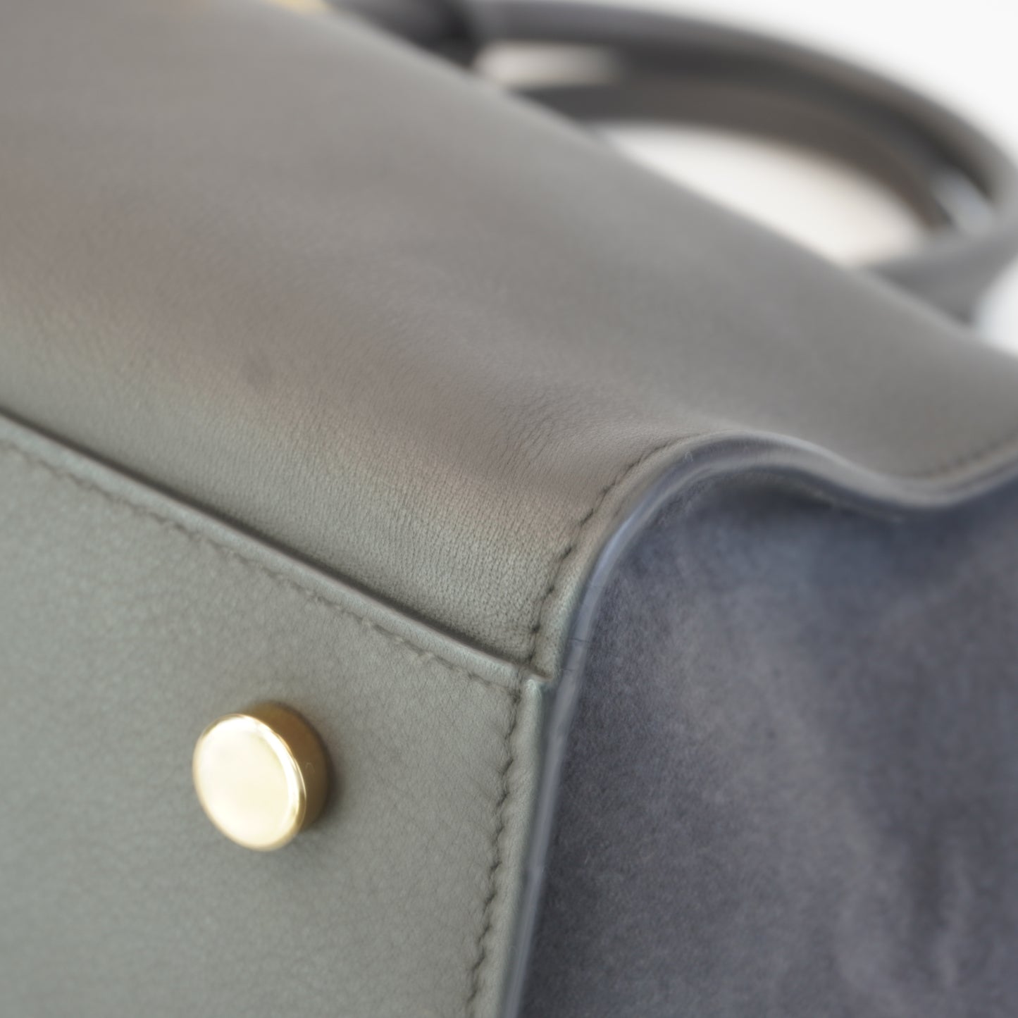 YSL	Baby Downtown Cabas Gray