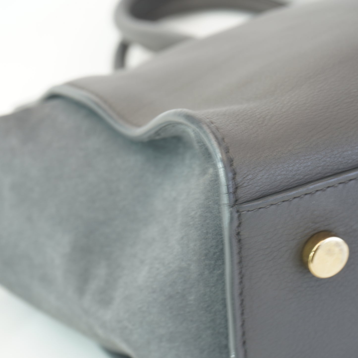 YSL	Baby Downtown Cabas Gray