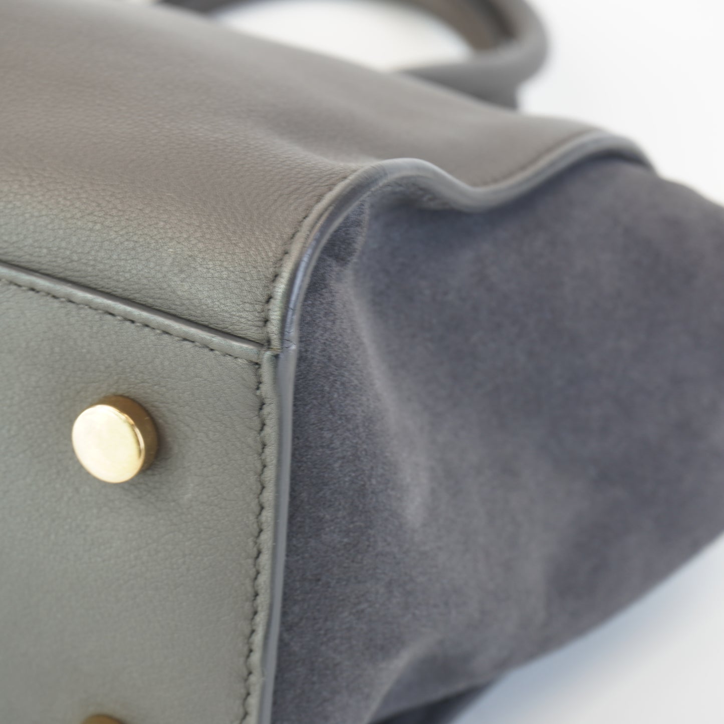 YSL	Baby Downtown Cabas Gray