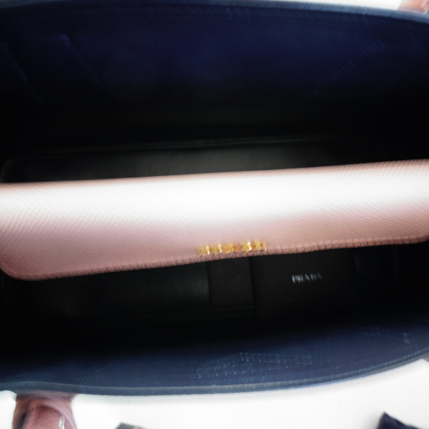 Prada Double Bag in Saffiano Ciur Leather GHW Large