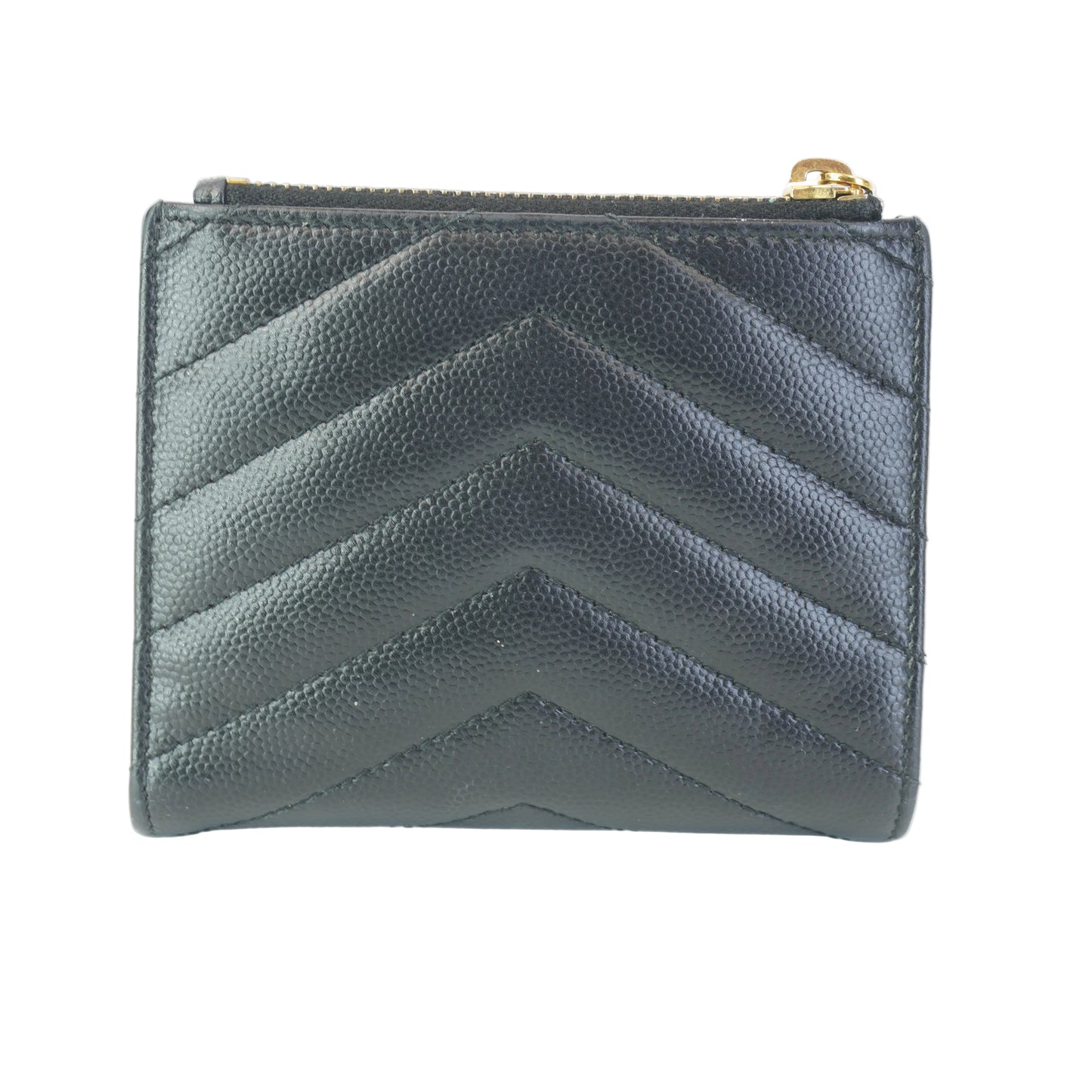 YSL	Cassandre Matelesse Wallet Black