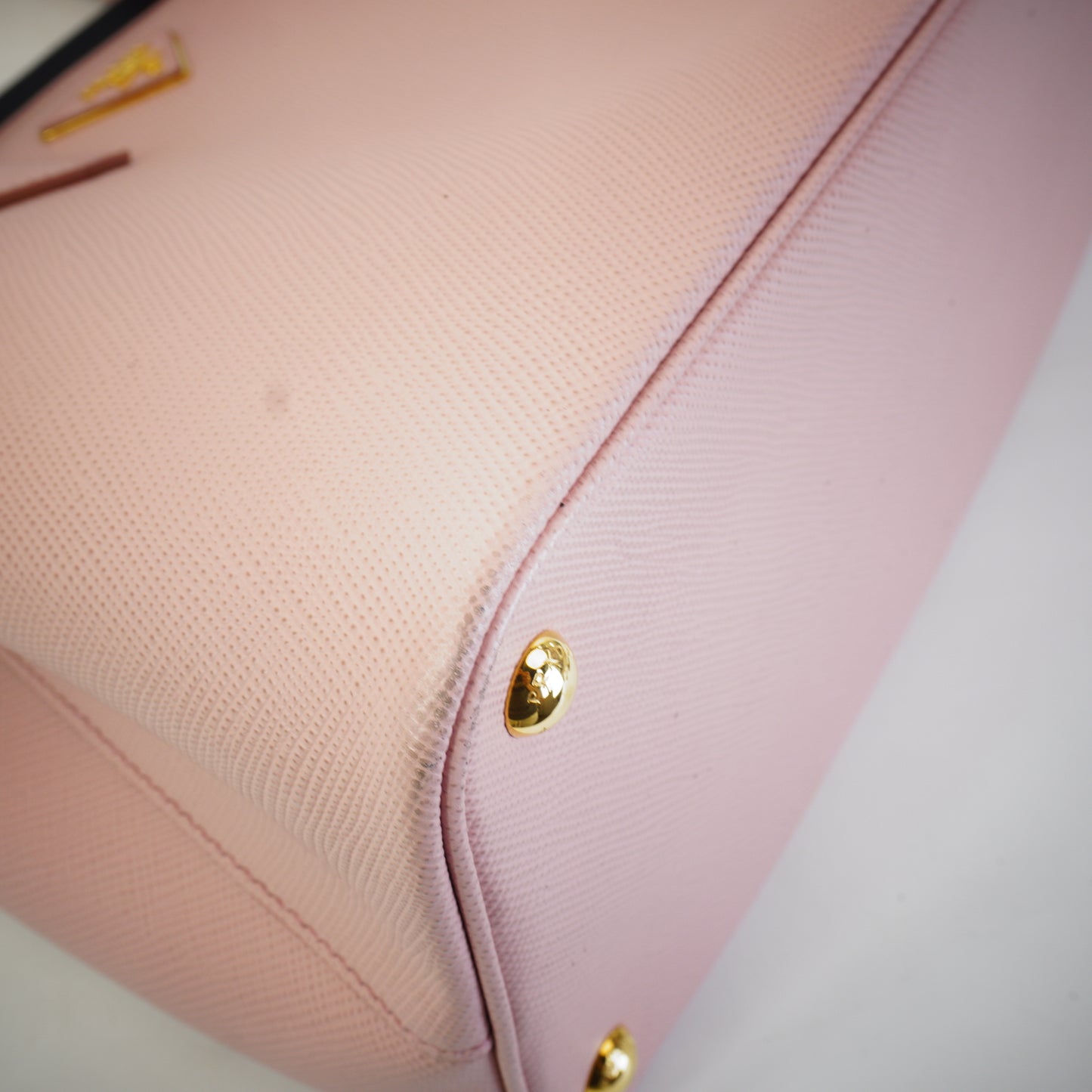 Prada Double Bag in Saffiano Ciur Leather GHW Large