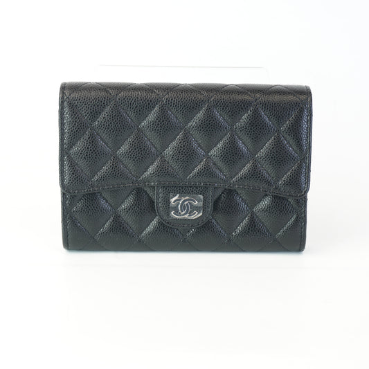 Chanel Classic Medium Flap Wallet Black