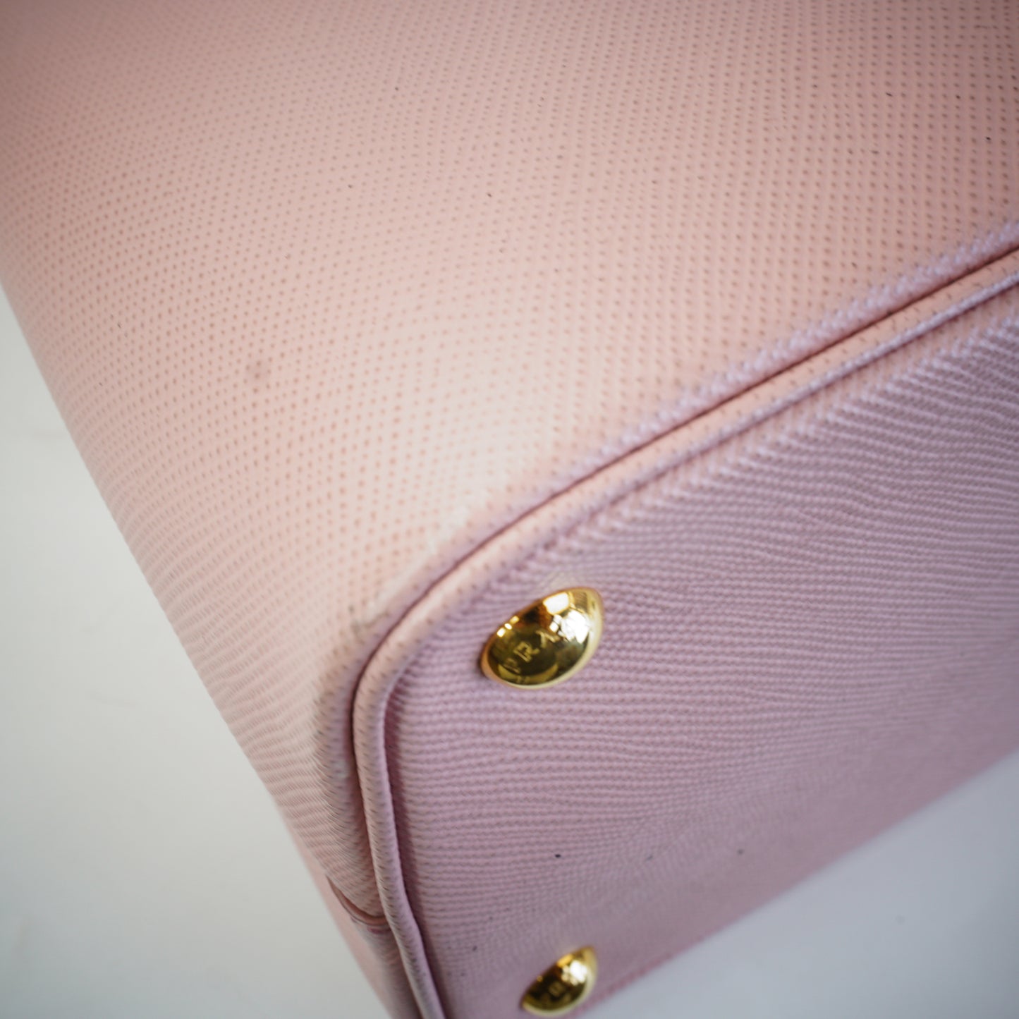 Prada Double Bag in Saffiano Ciur Leather GHW Large