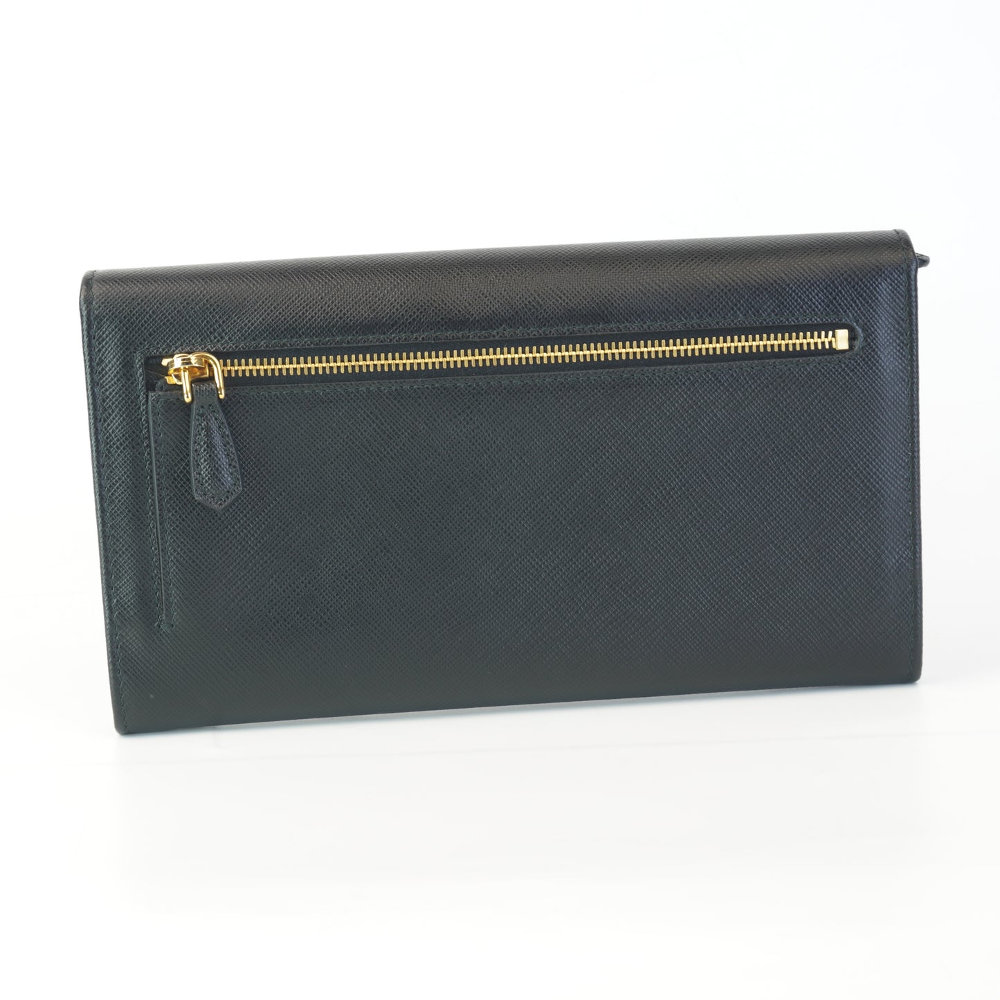 Prada Saffiano Wallet Black