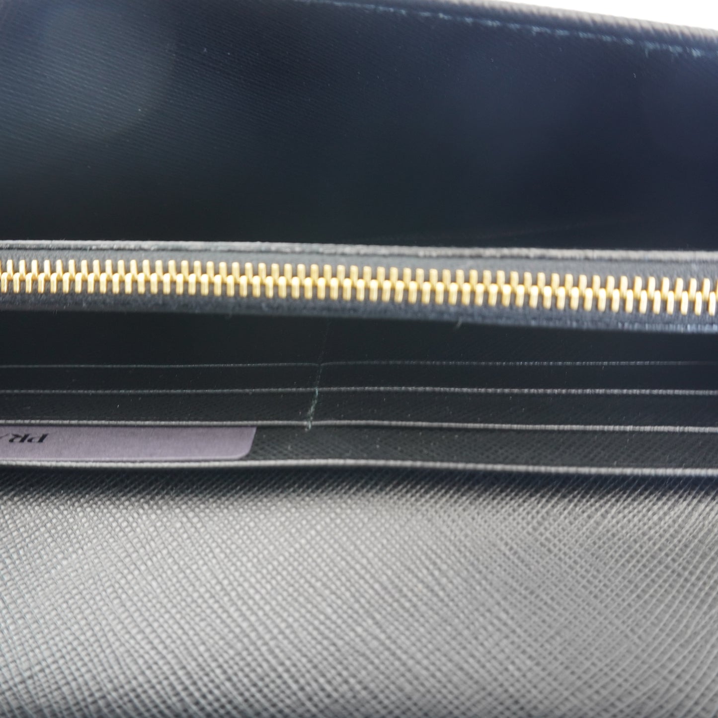 Prada Saffiano Wallet Black