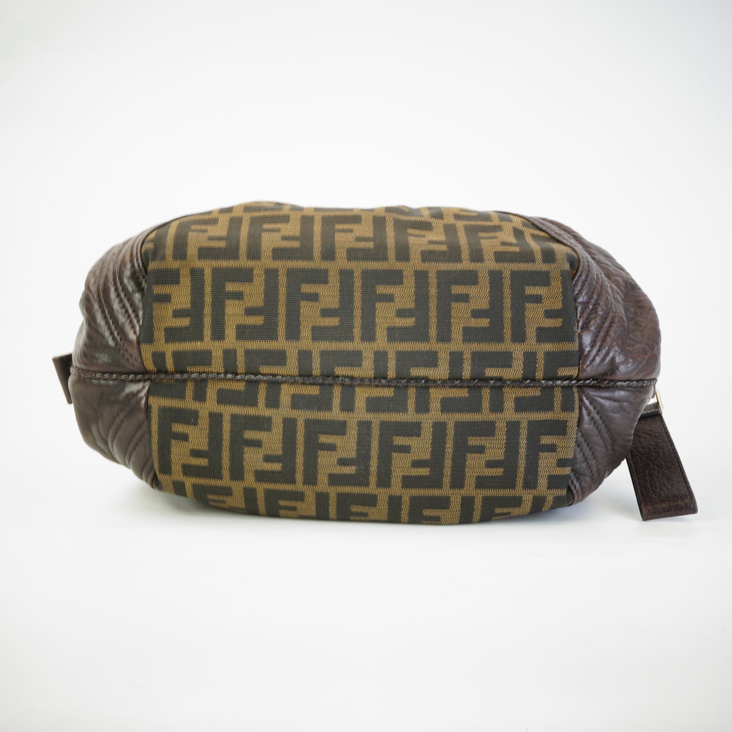 Fendi Zucca Brown Spy Bag GHW Medium