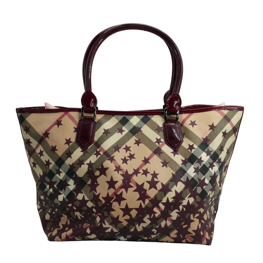Burberry Berry Patent Leather Nova Printed Large SHW