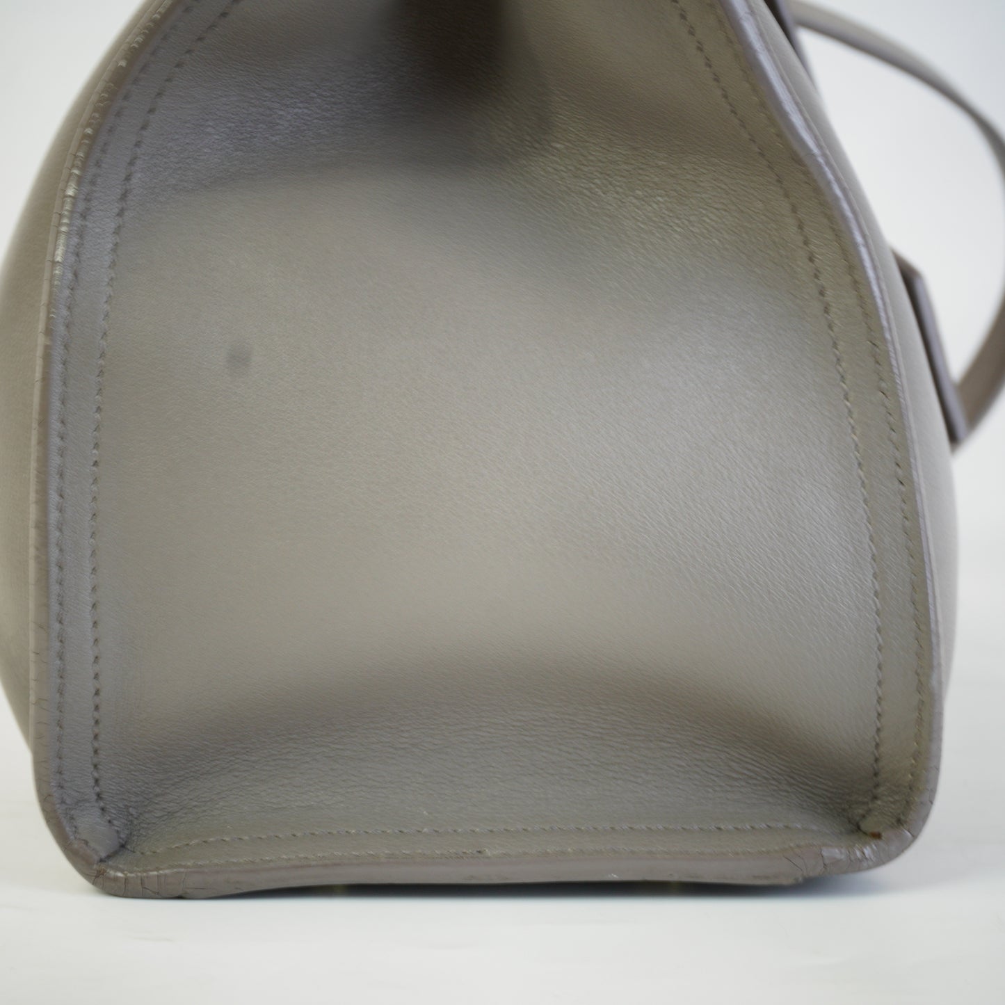 YSL	Cabas Monogram Grey Calfskin GHW Medium