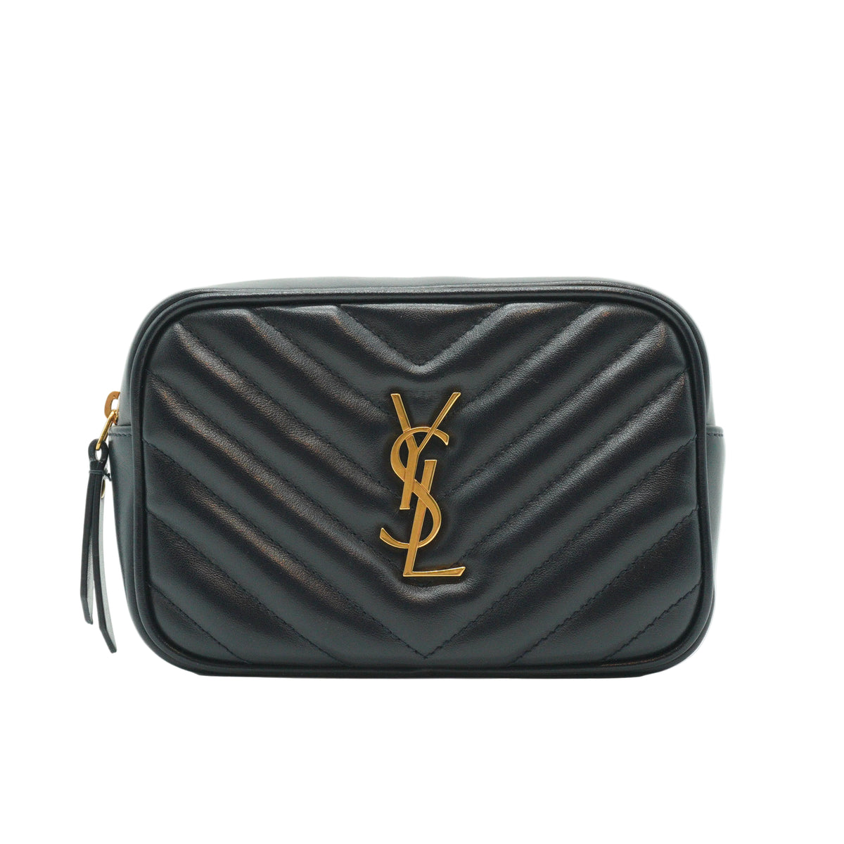 YSL	Lou Small Belt bag Black SHW