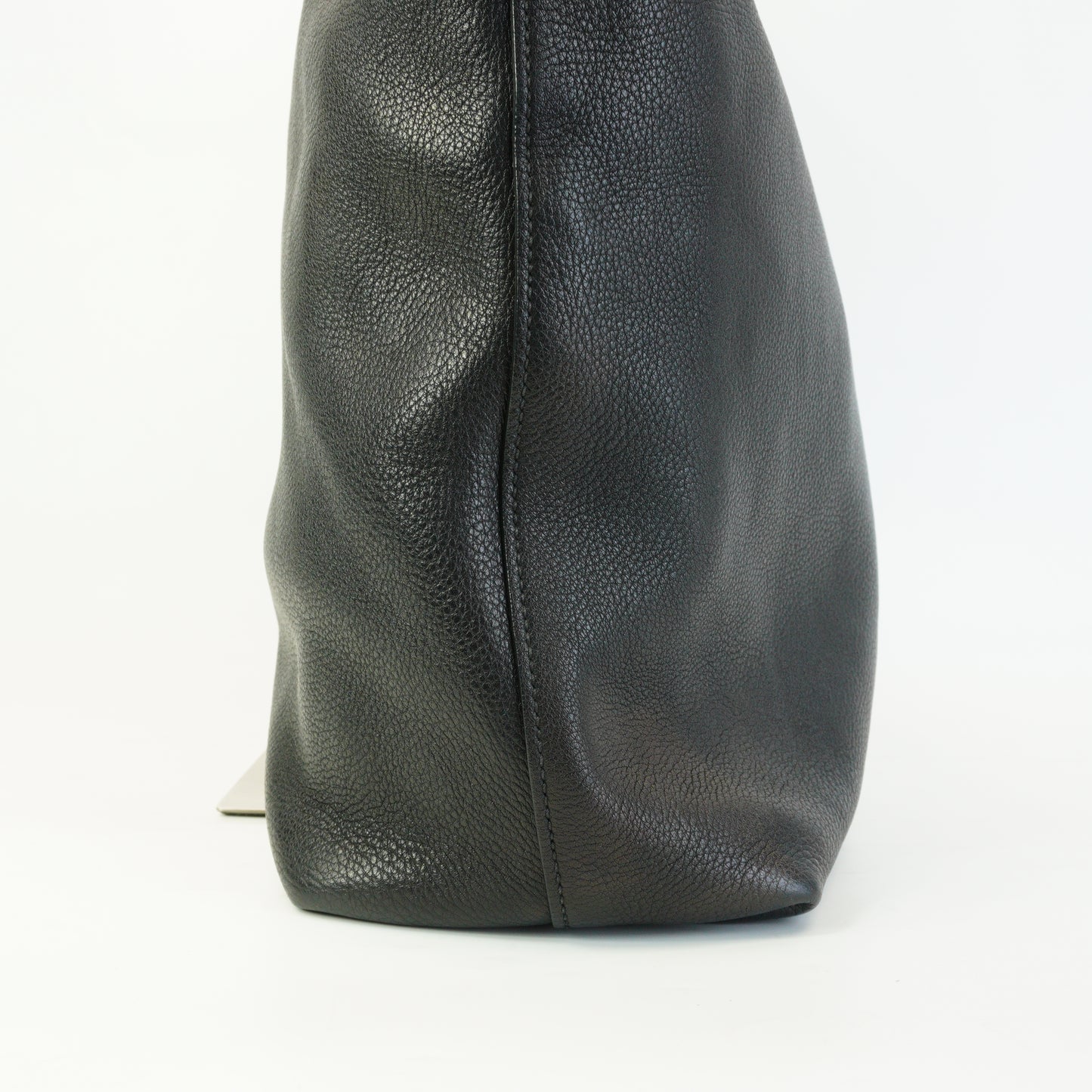 Prada Vitello Daino Leather Shopping Tote Bag Black Large GHW