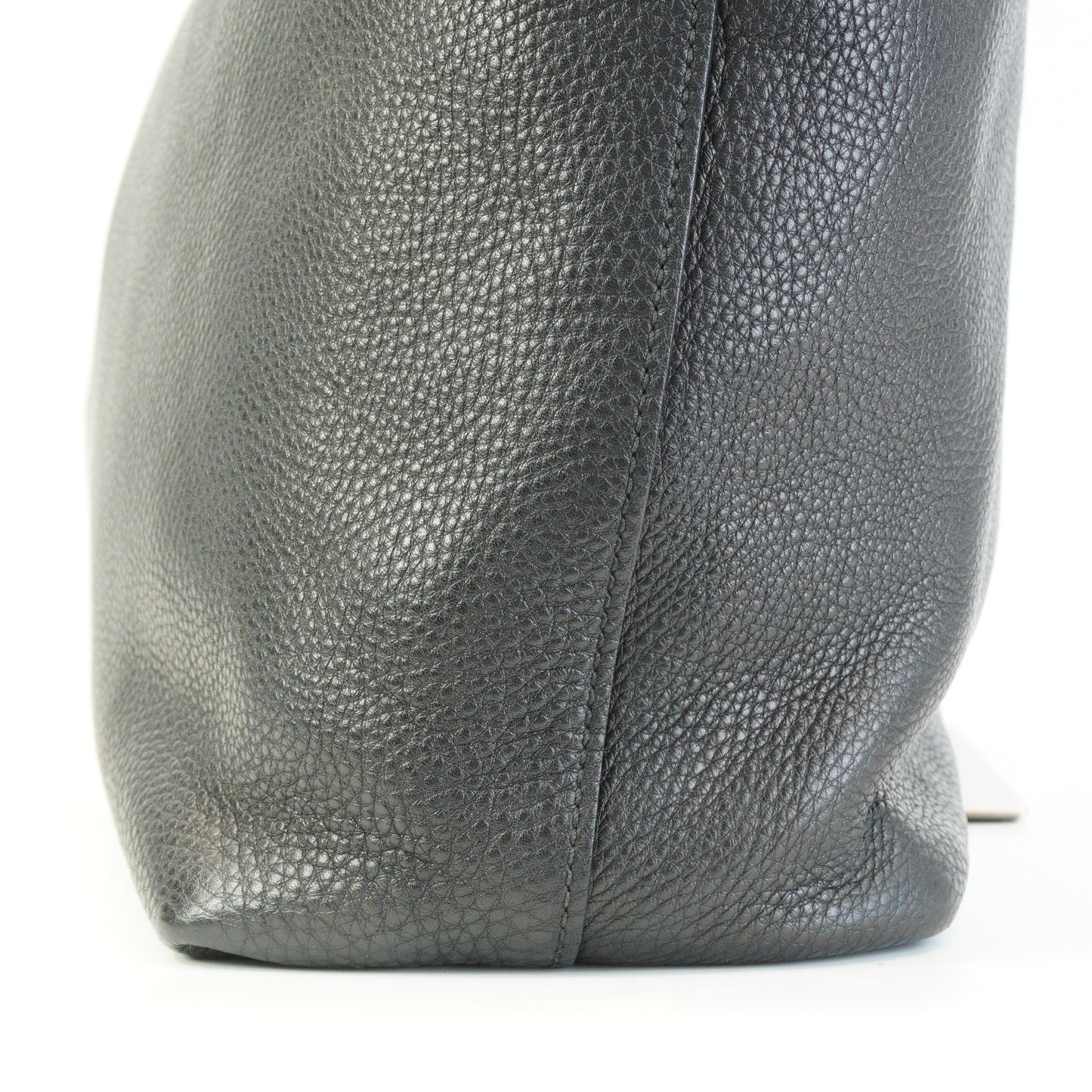 Prada Vitello Daino Leather Shopping Tote Bag Black Large GHW