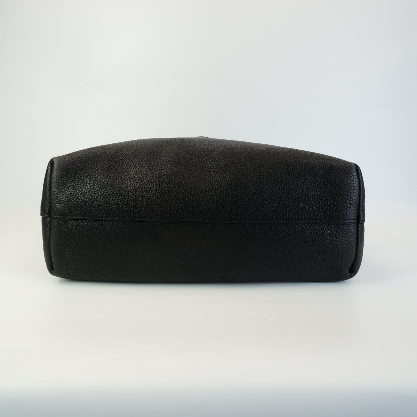 Prada Vitello Daino Leather Shopping Tote Bag Black Large GHW
