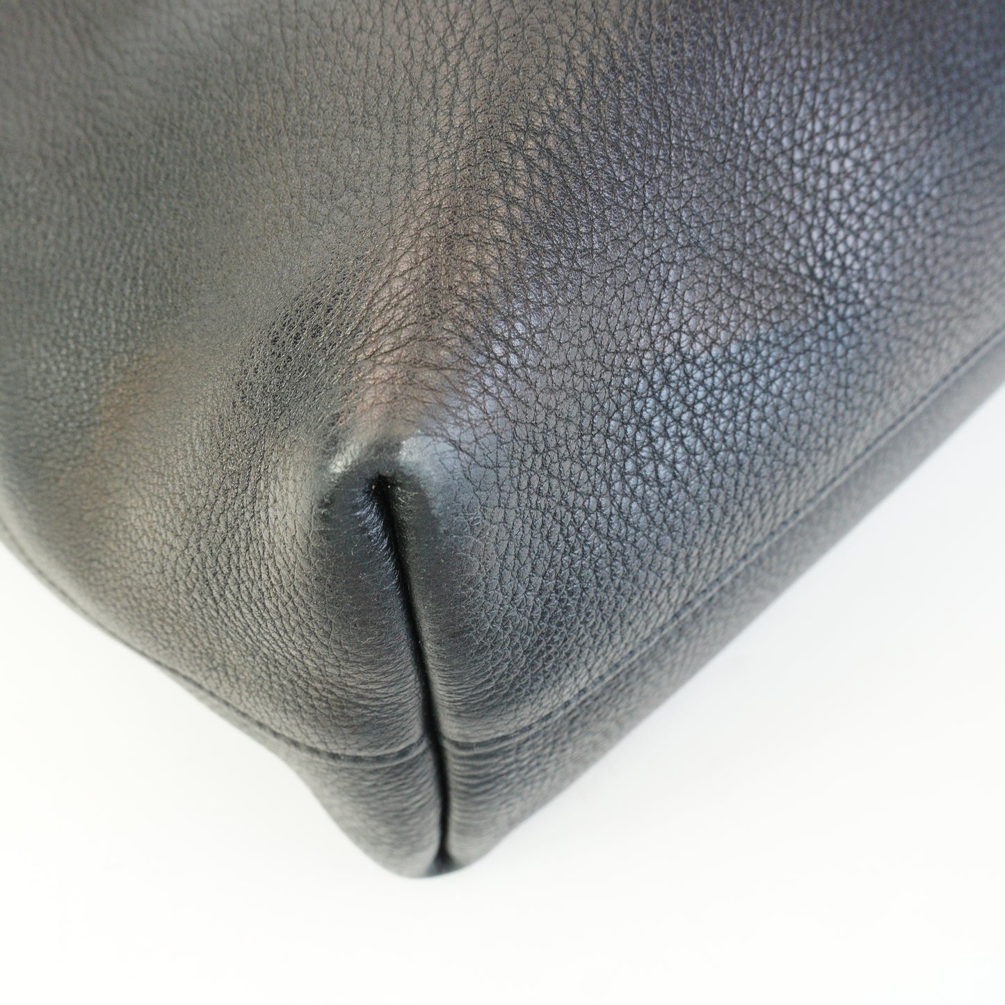 Prada Vitello Daino Leather Shopping Tote Bag Black Large GHW
