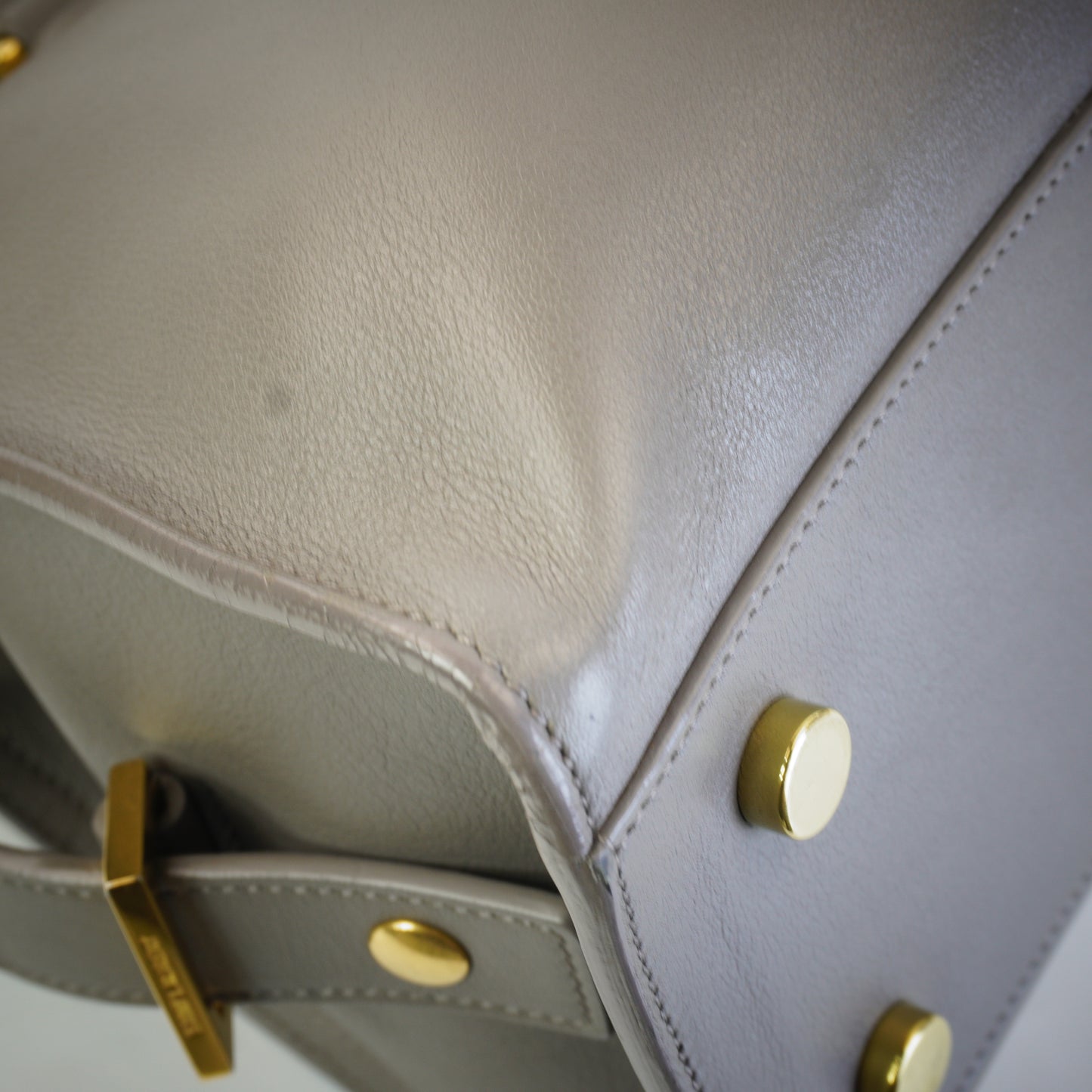YSL	Cabas Monogram Grey Calfskin GHW Medium