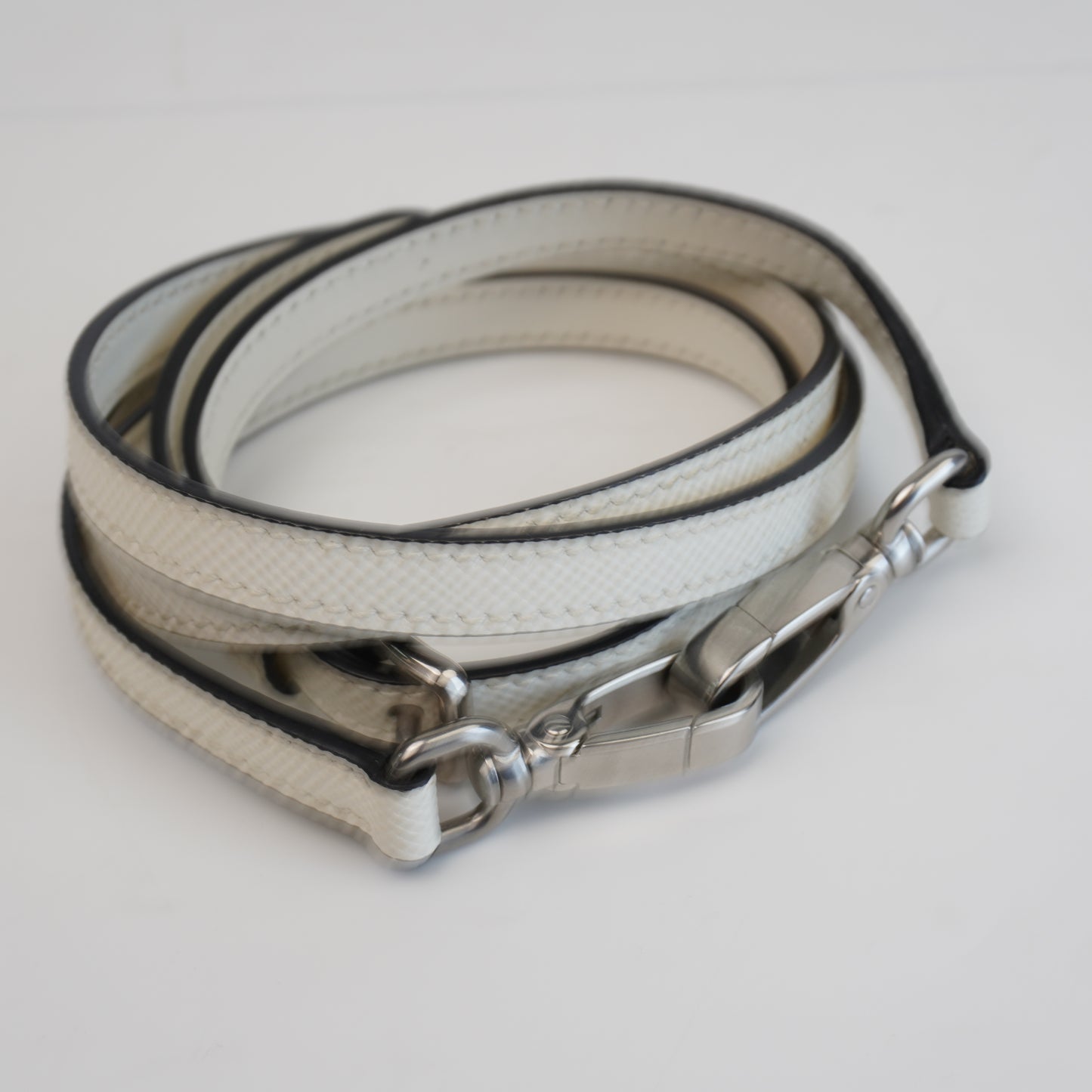 Prada White Cuir Mini