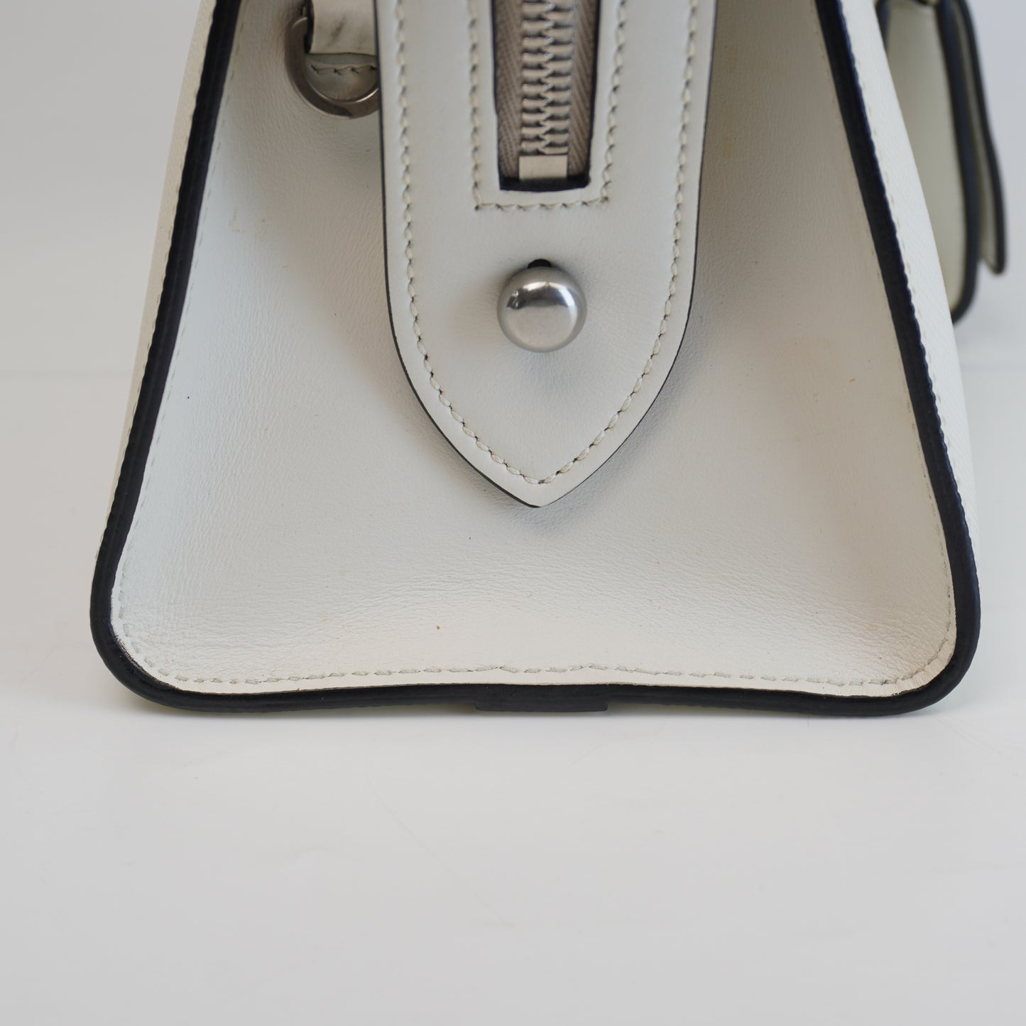 Prada White Cuir Mini