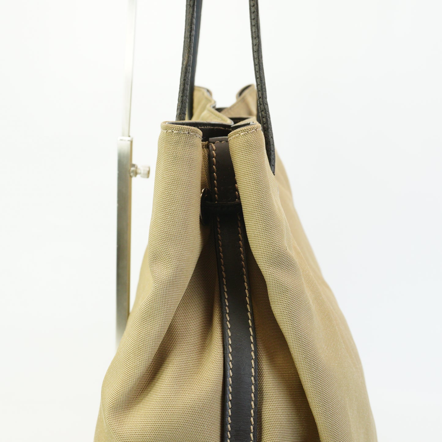 Gucci Nylone Tote Khaki Large SHW