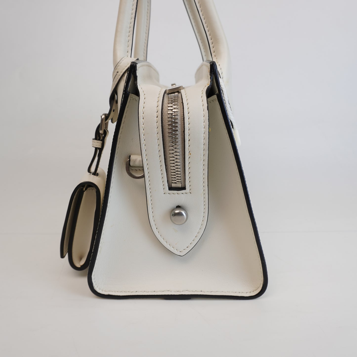 Prada White Cuir Mini