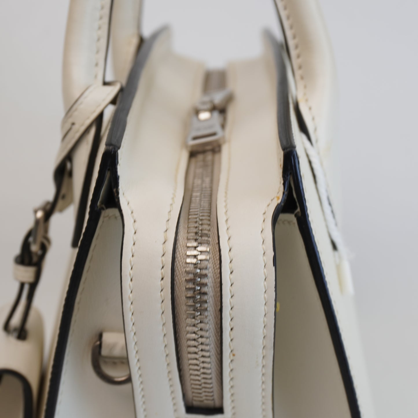 Prada White Cuir Mini