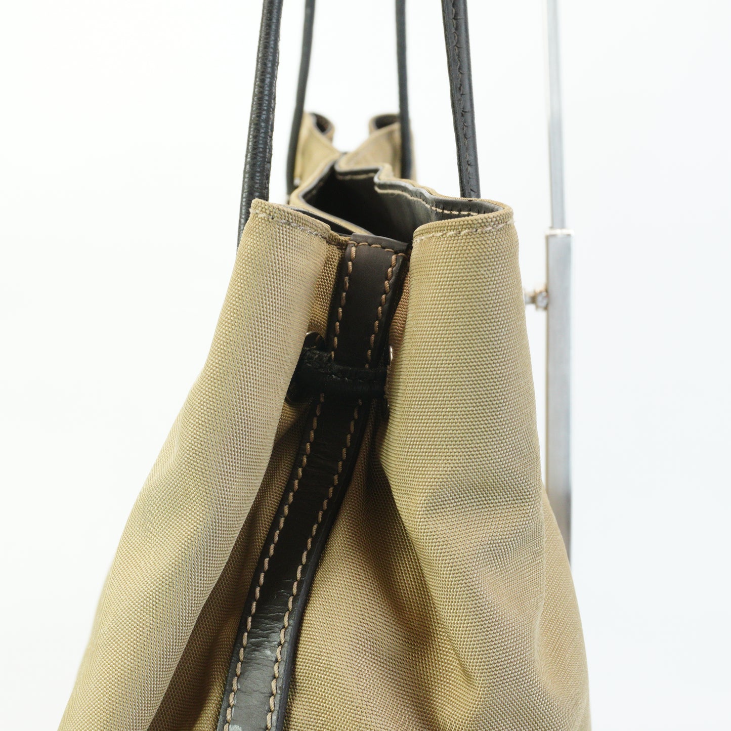 Gucci Nylone Tote Khaki Large SHW