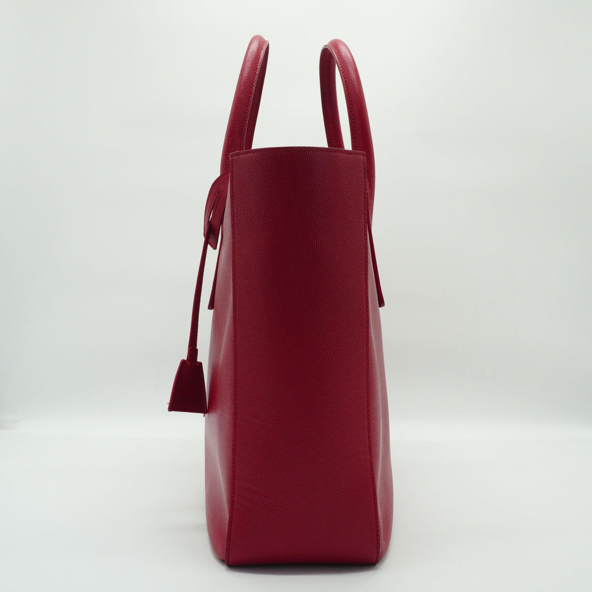 YSL	Museum Tote Bag Red Large GHW