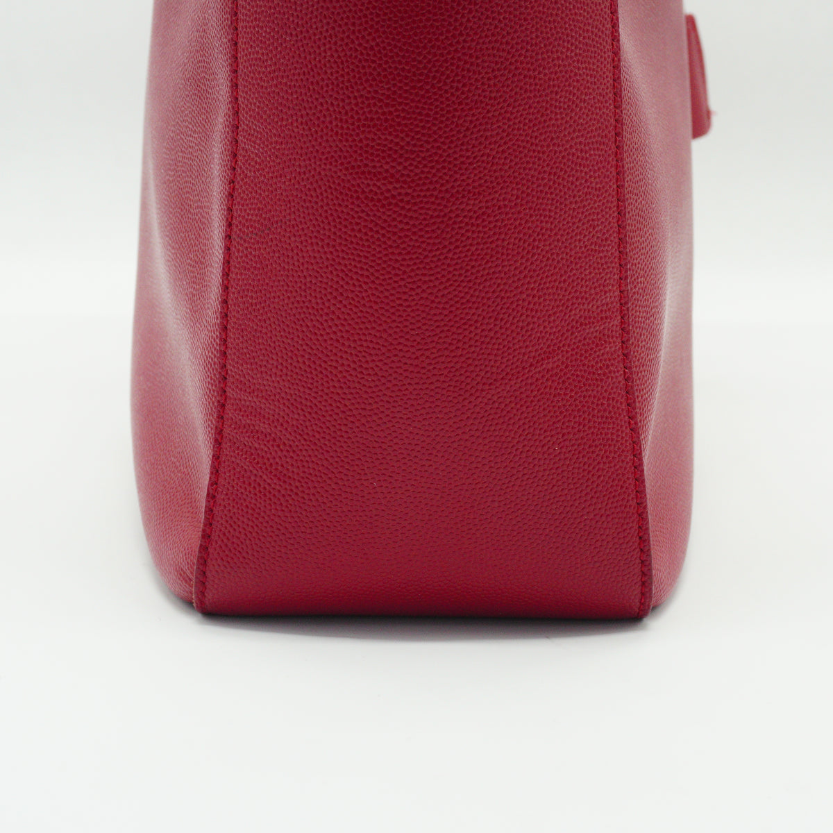 YSL	Museum Tote Bag Red Large GHW