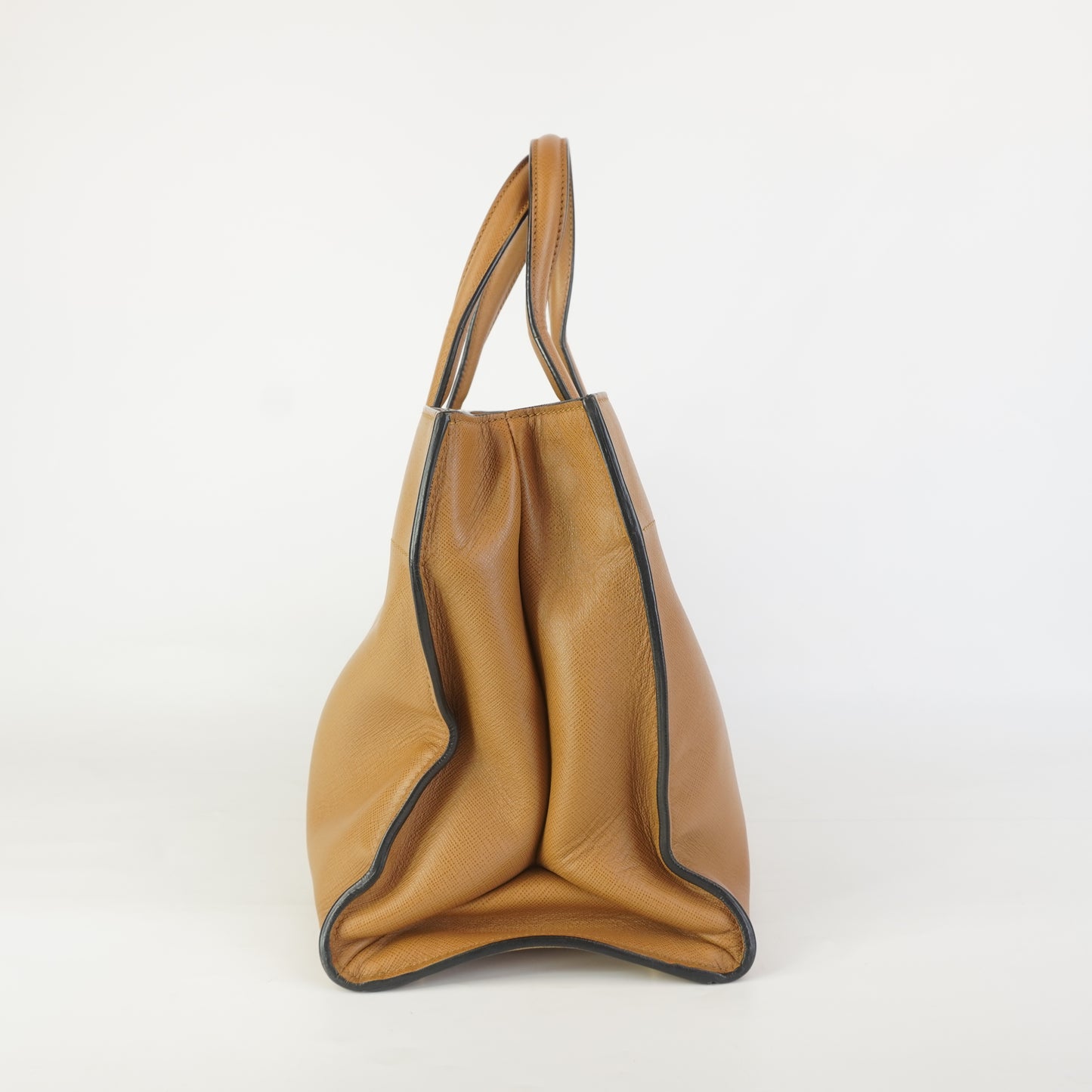 Prada Saffiano Soft Triple Pocket Tote