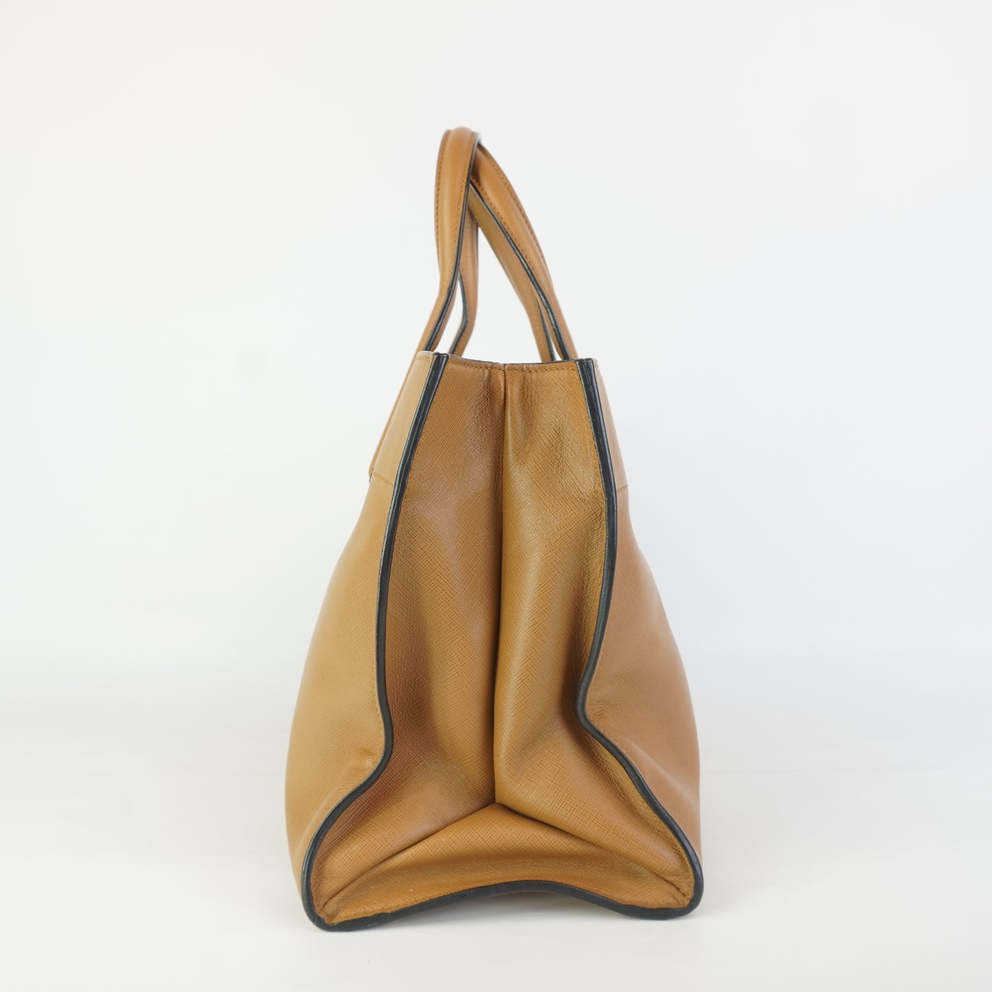 Prada Saffiano Soft Triple Pocket Tote