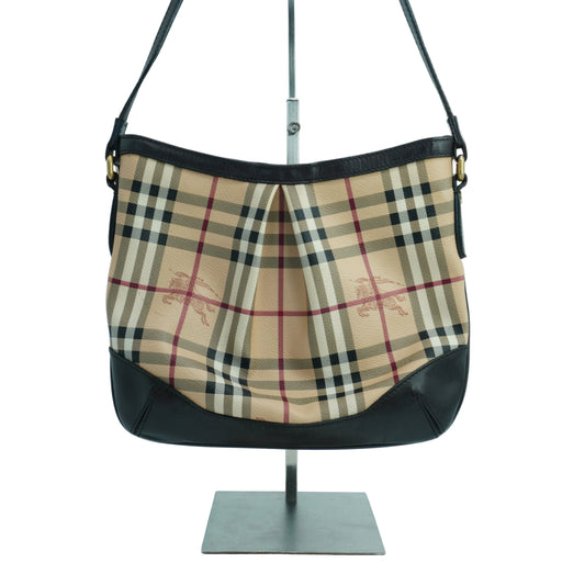 Burberry Haymarket Small Check Coated Canvas Beige SHW