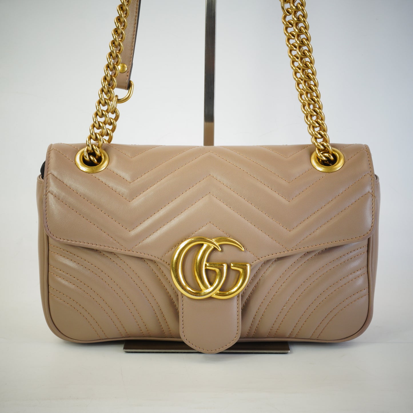 Gucci GG Marmont Beige Small GHW