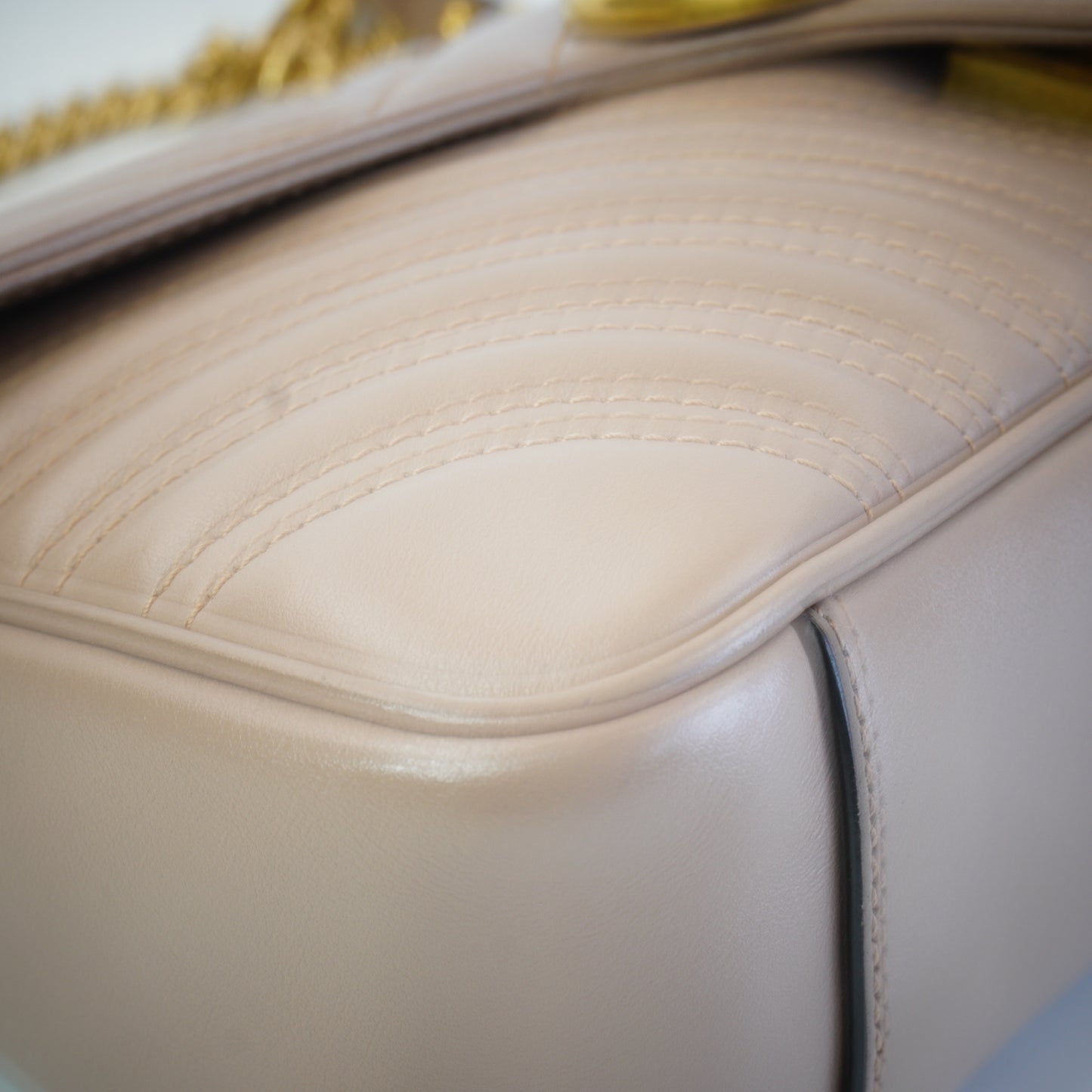 Gucci GG Marmont Beige Small GHW